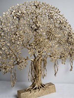 Arbre de Mahabodhi en laiton exclusif, grande pièce maîtresse pour la décoration intérieure, cadeaux pour l'inauguration d'une maison, arbres de vie, antiquités