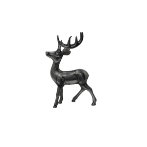 Diseño antiguo aluminio Rein Deer Matt Black PC para Navidad Reno decorativo decoración del hogar hecho a mano personalizado - Product Image 1