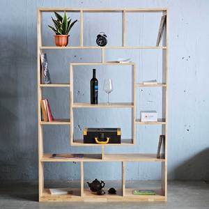 ชั้นวางหนังสือไม้ยางพารา 5 ชั้น ขนาด 120x30x180 ซม. สำหรับห้องนั่งเล่น สำนักงาน ห้องเด็ก และห้องนอน - Product Image 4