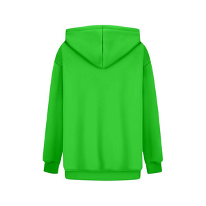 Sudaderas con capucha de mujer de gran tamaño de lana de manga larga Casual básico pulóver sudaderas con serigrafía - Product Image 2