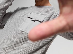 Haute qualité 100% coton hommes sweats impression broderie personnalisé sweat à col rond polaire - Product Image 3