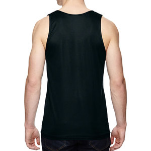 Débardeur pour homme en coton et polyester écologique de haute qualité, conception personnalisée OEM, grande taille, pour la course à pied, séchage rapide, respirant - Product Image 2