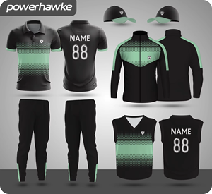 Ensemble d'uniformes de cricket avec logo personnalisé, nom d'équipe, taille, col uniforme de cricket, maillot et pantalon, nouveauté 2024 - Product Image 1