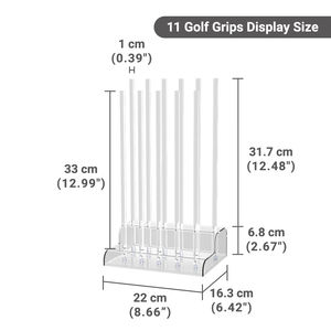 Expositor de Estilo Antiguo Portátil Estándar para 11 Empuñaduras de Palos de Golf SWIFT COURSER MZ-B11 - Product Image 2