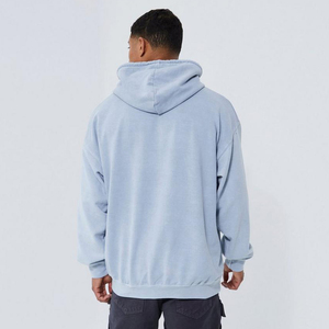 Vêtement d'hiver de luxe pour homme, coupe classique, en polyester/coton, noir, délavé, brodé, style streetwear, lourd, effet vieilli, délavé à l'acide - Product Image 2