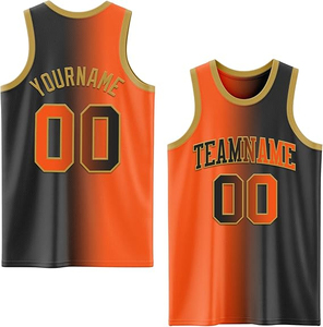 Ensemble de maillots de basket-ball respirants personnalisés uniformes d'équipe personnalisés pour hommes maillots de basket-ball imprimés - Product Image 5