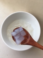 Gekubbelde kokosgelei Nata de Coco siroop fruitige smaak bulkverpakt frisdrank ingrediënt Mekong rivier Vietnam gratis sample