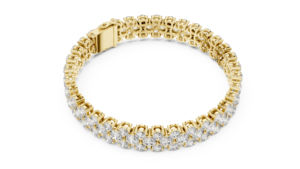 <b>14K</b> White <b>Gold</b> Marquise Lab-Grown Diamond Bridal <b>Bracelet</b> for Women Carat Luxury Certified Wedding Anniversary Gift Elegant - Product Image 2