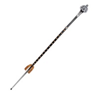 Bâton de majorette professionnel plaqué argent, design personnalisé, bâton de majorette plaqué or pour fanfare, design simple
