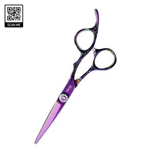 Juego de Tijeras de Peluquería Profesionales de Acero Inoxidable, Ajustables, Ligeras y Seguras - Product Image 2