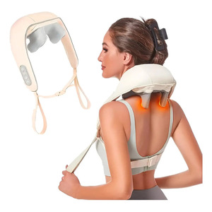 <b>Electric</b> Neck, <b>Back</b>, Shoulder, and Waist <b>Massager</b> with Heat - Assorted Colors - Product Image 1