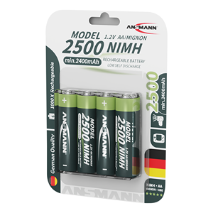 1.2V 単三形充電式ニッケル水素電池 2500mAh (懐中電灯および民生用電子機器用) - Product Image 5