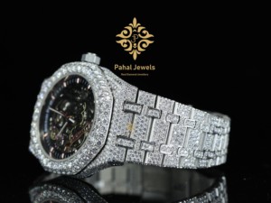 Montre mécanique antique de luxe pour homme, haut de gamme, style business, sertie de diamants étincelants, plusieurs cadrans - Product Image 3