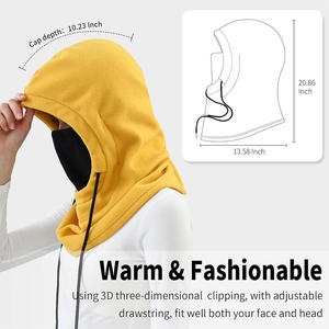 หน้ากากไหมพรมน้ำหนักเบาปรับแต่งได้กันลมและสำหรับกีฬาตกปลาเล่นสกีขี่จักรยานเดินป่า - Product Image 6