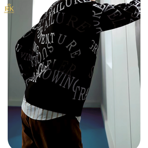 เสื้อสเวตเตอร์ถักแขนยาวสำหรับผู้ชาย, เสื้อถักไหมพรมแขนยาวเสื้อกันหนาวคอกลมสำหรับฤดูหนาว - Product Image 4