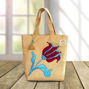 Best Selling 2025 Jute <b>Handbag</b> With Bohemian Design Handmade Premium Quality at Wholesale Price From India - Product Image 4