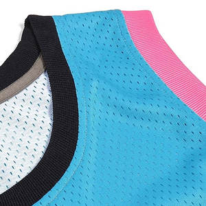 เสื้อบาสเก็ตบอลสำหรับผู้ชายชุดเล่นกีฬาบาสเก็ตบอลแห้งเร็วแบบมืออาชีพระบายอากาศได้ดี - Product Image 5