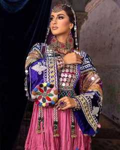 ชุดเดรสสตรีสไตล์อัฟกานิสถานปักตามสั่งชุดเดรสดั้งเดิมสไตล์ชนเผ่า - Product Image 4