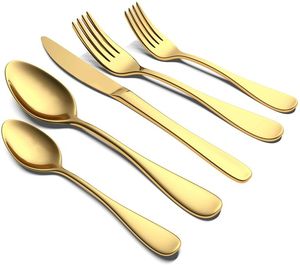 Juego de Cubiertos de Acero Inoxidable 304 Martillado en Oro Rosa de Diseño Moderno, con Logotipo Personalizado, Tenedor y Cuchara para Bodas y Eventos - Product Image 1