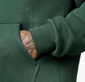 High Quality Custom Logo Cotton Fleece <b>Mens</b> <b>Hoodies</b> Solid <b>Green</b> Breathable Plain <b>Hoodies</b> for Winter Wholesale - Product Image 6