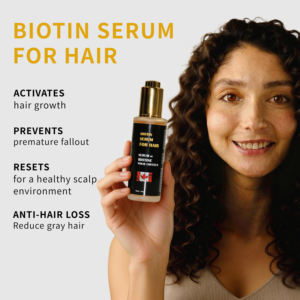 เซรั่มบำรุงเส้นผมไบโอติน |   ทรีทเม้นต์ป้องกันผมร่วงสำหรับผมหงอกบาง ช่วยเสริมสร้างรากผมและกระตุ้นรูขุมขน - Product Image 3