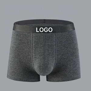 Boxers classiques pour hommes, shorts, sous-vêtements en tissu extensible doux, respirants, antibactériens, séchage rapide, impression numérique OEM/ODM - Product Image 1