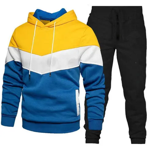 Conjunto Deportivo Informal para Hombre, Diseño Personalizado con Logotipo OEM, Dos Piezas, 100% Algodón, Estilo Urbano, Tallas Grandes - Product Image 2