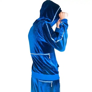 Nouvel ensemble de survêtement pour homme, ensemble de sport décontracté, veste et pantalon, jogging, entraîneur athlétique, costume en coton uni, vêtements de course, survêtement de sport pour homme - Product Image 5