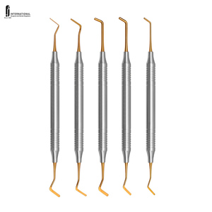 Ensemble d'instruments chirurgicaux dentaires en titane de qualité supérieure de 5 pièces Instruments de remplissage composites de restauration manuelle - Product Image 2