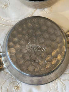 Bols de service alimentaire en fer martelé Plat en métal de la meilleure qualité Parfait pour la table à dîner à la maison Bol de présentation de salade élégant - Product Image 2