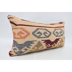 หมอนอิงขนแกะสีเบจ12X24นิ้วลายเรขาคณิตวินเทจเป็นมิตรกับสิ่งแวดล้อมถอดออกได้หรูหราแบบดั้งเดิม - Product Image 3