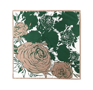 Trendy Spring Ethnic Floral Long Silk Scarf-Customizable Fashion Accessory with Silk Screen Printing Skin Friendly Cheap Price - Product Image 5