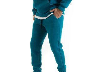 Venta al por mayor logotipo personalizado Tech Fleece Slim Fitness hombres chándal ropa deportiva gimnasio Fitness entrenamiento hombres dos piezas Jogging chándal - Product Image 4