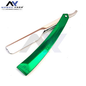 Navajas de Afeitar Rectas con Hoja Reemplazable, Herramienta Profesional de Barbería para Hombres, Afeitado Clásico en Húmedo, Soporte de Acero Inoxidable - Product Image 2