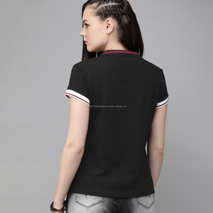 เสื้อโปโลสีพื้น เสื้อโปโลถักแฟชั่น เสื้อโปโลผู้หญิง เสื้อโปโลสั่งทำพร้อมปักโลโก้ - Product Image 2