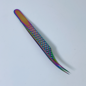 Pince à épiler plasma multicolore pince à cils en acier inoxydable de haute qualité pince à cils droite et incurvée de qualité supérieure - Product Image 1