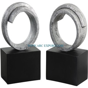 Sujetalibros de mesa de latón y Metal chapado en oro antiguo, sujetalibros de escritorio para el hogar creativos de alta exigencia decorativos de la mejor calidad en la India - Product Image 3