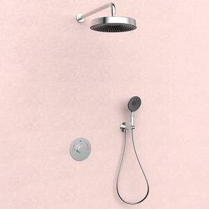 <span class=keywords><strong>Douche</strong></span> de pluie de tête intégrée <span class=keywords><strong>60</strong></span> <span class=keywords><strong>cm</strong></span> dissimulée montée en or brossé salle de bain Raine Mist Shower Set - Product Image 4