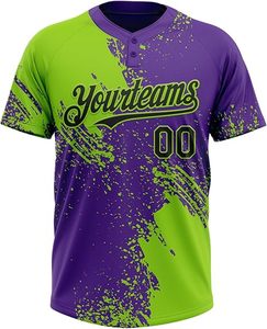 Camiseta de softball sublimada personalizada para hombres OEM Proveedor mundial Jersey transpirable ligero para equipos deportivos y clubes - Product Image 3