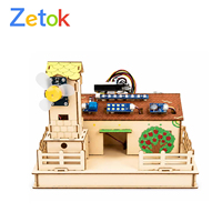 Kit de Granja Inteligente Programable de Fácil Ensamblaje de Zetok Factory Supply, Bloques de Construcción DIY, Juguete Educativo STEM con Tutorial de 16 Lecciones para