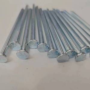 Clavos para Construcción, Concreto y Mampostería, Acero Galvanizado, Anillo Espiral Acanalado, Cabeza Lisa Plana, Empaquetados en Cartón, Clase 4.8 6.8, Marca Sotts - Product Image 2