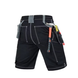 <b>Denim</b> Cotton Work Pants High Visibility Safety <b>Cargo</b> <b>Shorts</b> CE Certified Custom Logo OEM Service - Product Image 3