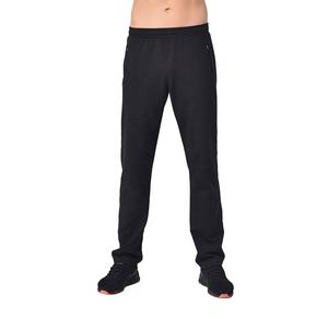 Chándal Deportivo Personalizado para Hombre, Negro Liso, de Felpa, Corte Ajustado, con Paneles, para Adultos - Product Image 4
