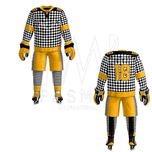 Shorts de hockey sur glace de haute qualité 100% polyester avec design imprimé couleur personnalisé, séchage rapide et respirant - Product Image 1