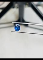 Saphir bleu naturel de qualité supérieure, coupe ovale certifiée IGI, 1,16 carats, couleur bleu riche, clarté excellente, qualité supérieure, pierre précieuse de collection