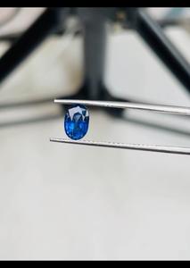 Saphir bleu naturel de qualité supérieure, coupe ovale certifiée IGI, 1,16 carats, couleur bleu riche, clarté excellente, qualité supérieure, pierre précieuse de collection - Product Image 5