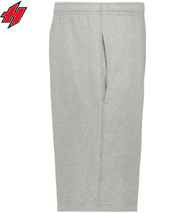 Shorts de sport décontractés surdimensionnés en molleton uni personnalisés avec logo brodé pour hommes - Product Image 4