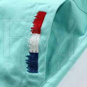 Pantalones cortos elegantes para hombre de Sialkot 100% lona de algodón estilo casual con decoración de botones logotipo impreso personalizado precio barato - Product Image 4