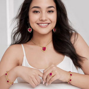 Set di Gioielli Coquette Fine Jewelry: Elegante Opzione Regalo con Orologio e Gioielli - Product Image 6