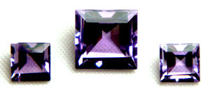 Améthyste en forme de carré à facettes coupe pierre naturelle en vrac de qualité supérieure commande en gros bonne couleur pierre étonnante pour la fabrication de bijoux - Product Image 2